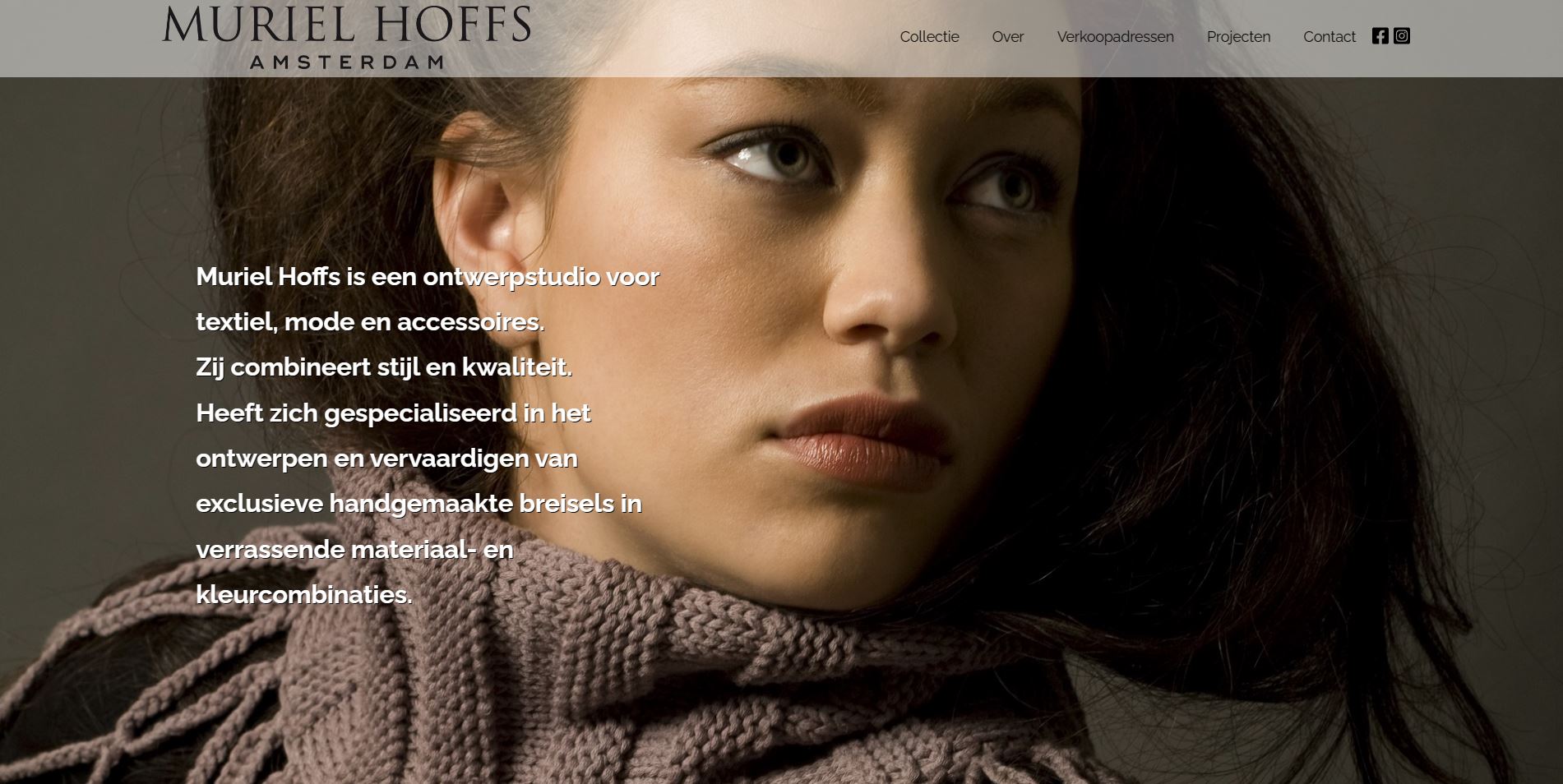 Muriel Hoffs website screenshot
